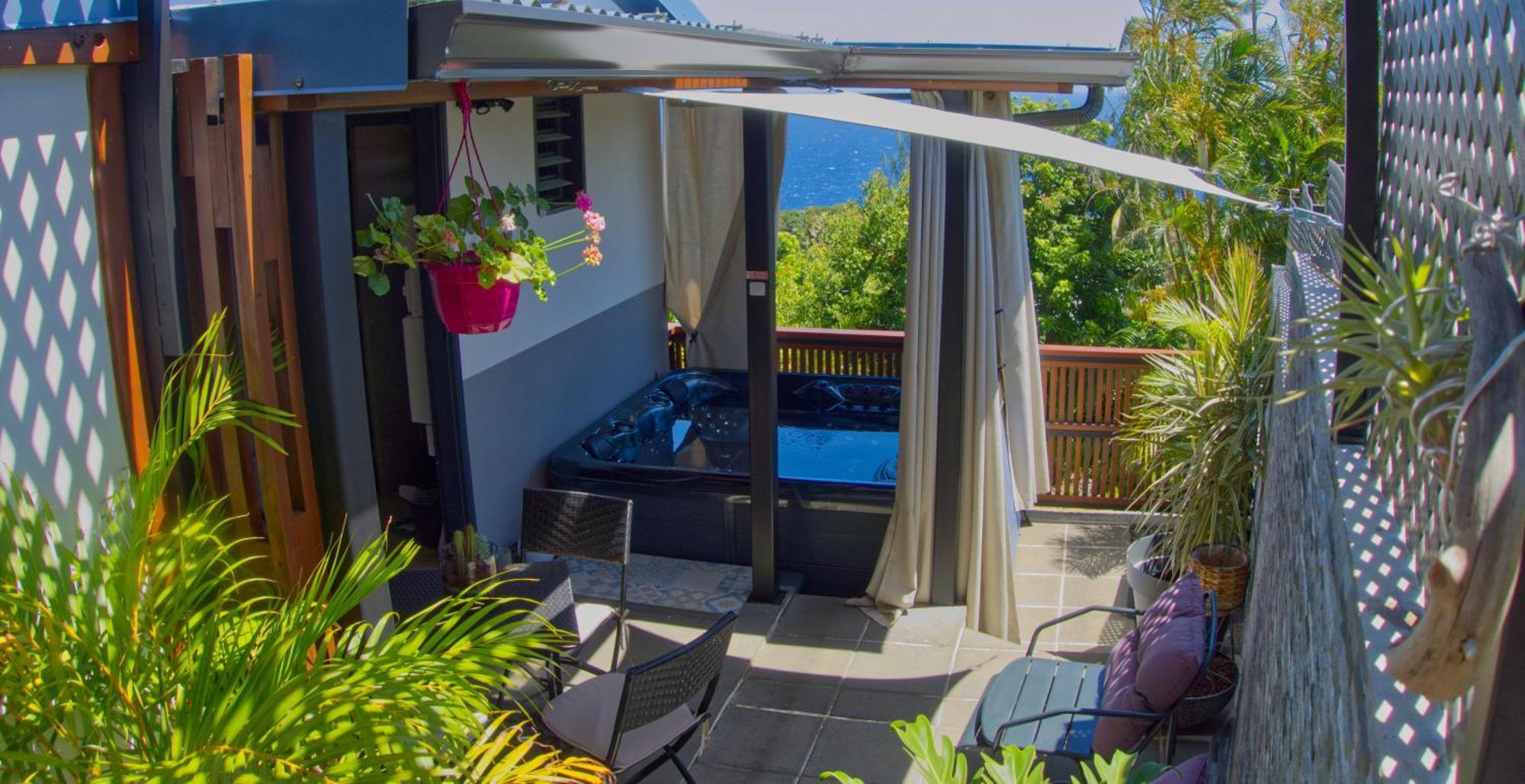Ka Hema - Maison Entiere Avec Jacuzzi Et Vue Sur Mer Saint-Joseph Εξωτερικό φωτογραφία